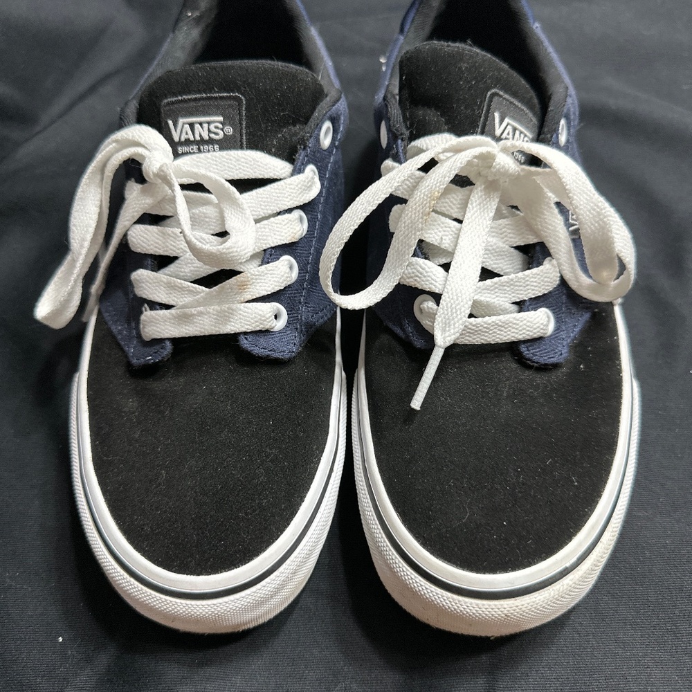 Vans Two Tone Black / Navy sneakers 8.5